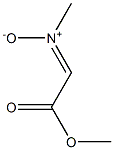 Methyl(methoxycarbonylmethylene)amine N-oxide Struktur