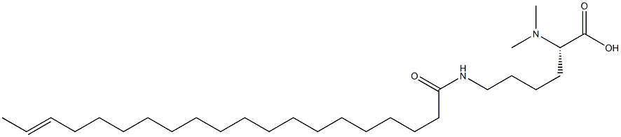 N6-(18-Icosenoyl)-N2,N2-dimethyllysine Struktur