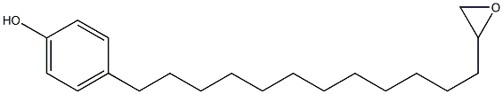 4-(12-Oxiranyldodecyl)phenol Struktur