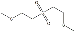 Bis[2-(methylthio)ethyl] sulfone Struktur