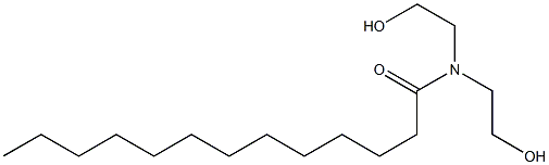 N,N-Bis(2-hydroxyethyl)tridecanamide Struktur