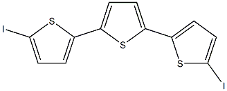 5,5''-Diiodo-2,2':5',2''-terthiophene Struktur