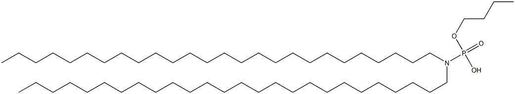 N,N-Dihexacosylamidophosphoric acid hydrogen butyl ester Struktur