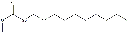 2-Selenadodecanoic acid methyl ester Struktur