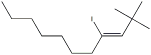 2,2-Dimethyl-4-iodo-3-undecene Struktur