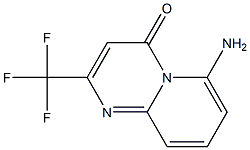 6-Amino-2-trifluoromethyl-4H-pyrido[1,2-a]pyrimidin-4-one Struktur