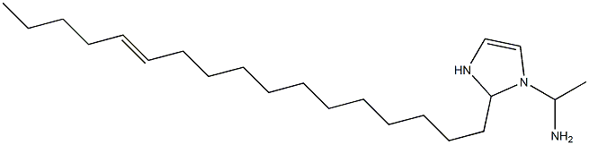 1-(1-Aminoethyl)-2-(12-heptadecenyl)-4-imidazoline Struktur