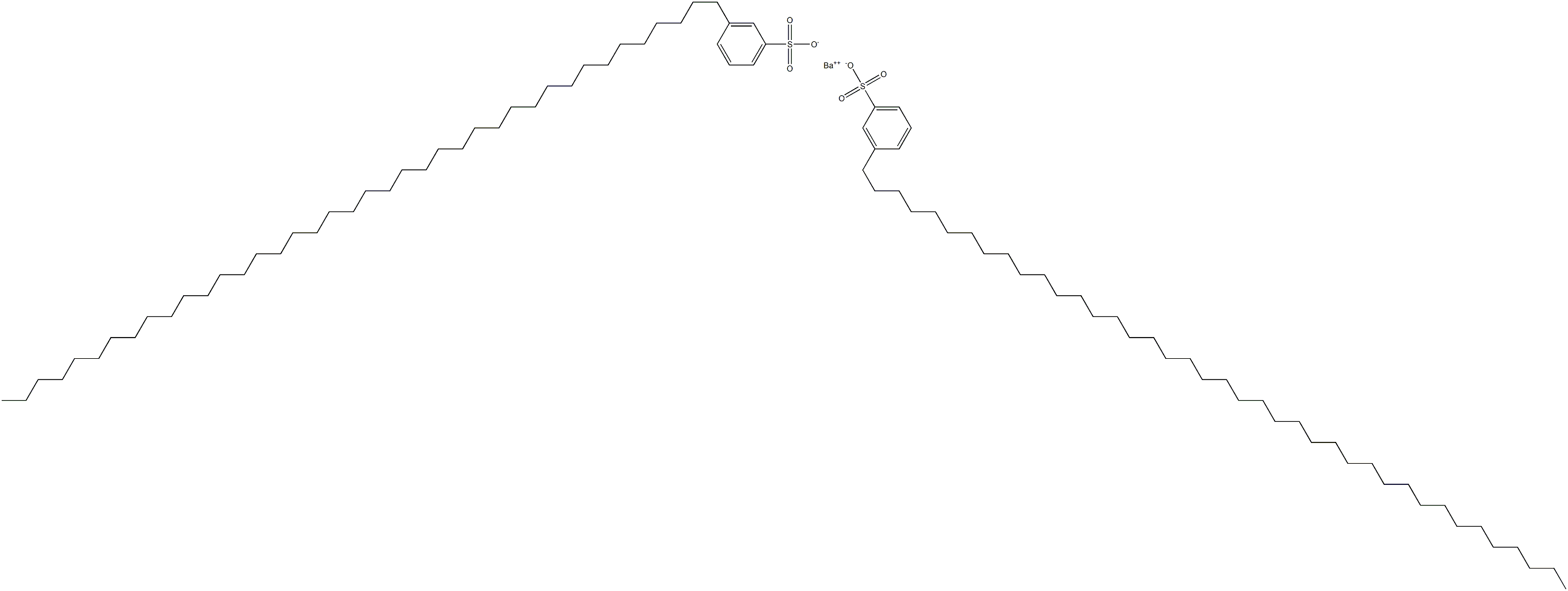 Bis[3-(tetracontan-1-yl)benzenesulfonic acid]barium salt Struktur