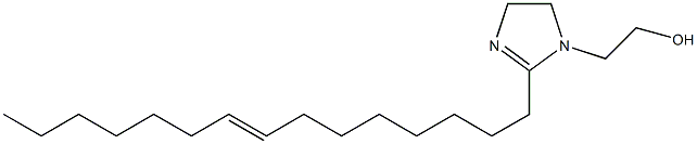 2-(8-Pentadecenyl)-2-imidazoline-1-ethanol Struktur