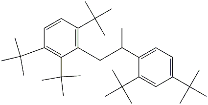 1-(2,3,6-Tri-tert-butylphenyl)-2-(2,4-di-tert-butylphenyl)propane Struktur