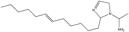 1-(1-Aminoethyl)-2-(6-dodecenyl)-3-imidazoline Struktur