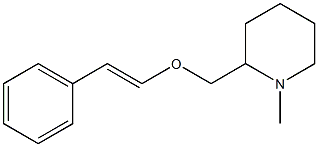 1-Methyl-2-[[(E)-styryloxy]methyl]piperidine Struktur