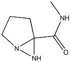 5-(Methylaminocarbonyl)-1,6-diazabicyclo[3.1.0]hexane Struktur