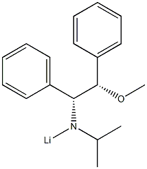 Isopropyl[(1R,2S)-1,2-diphenyl-2-methoxyethyl]aminolithium Struktur