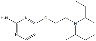 4-[2-(Di-sec-butylamino)ethoxy]-2-pyrimidinamine Struktur