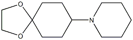 8-Piperidino-1,4-dioxaspiro[4.5]decane Struktur