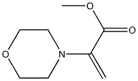 2-Morpholinoacrylic acid methyl ester Struktur