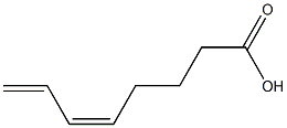 (Z)-5,7-Octadienoic acid Struktur