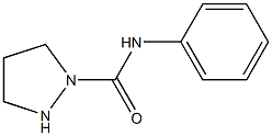 Tetrahydro-N-phenyl-1H-pyrazole-1-carboxamide Struktur