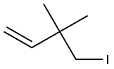 1-Iodo-2,2-dimethyl-3-butene Struktur