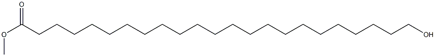 23-Hydroxytricosanoic acid methyl ester Struktur