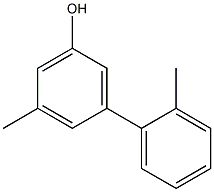 3-(2-Methylphenyl)-5-methylphenol Struktur