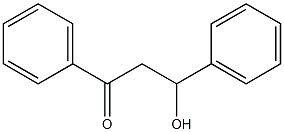 1,3-Diphenyl-1-hydroxypropane-3-one Struktur