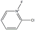 1-Fluoro-2-chloropyridinium Struktur