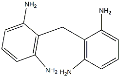 2,2'-Methylenebis(1,3-benzenediamine) Struktur