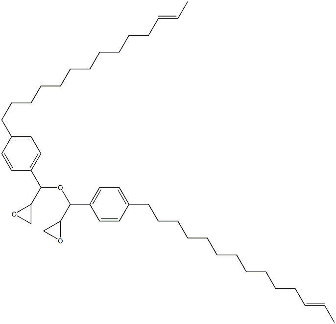 4-(12-Tetradecenyl)phenylglycidyl ether Struktur