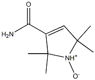 2,2,5,5-Tetramethyl-3-carbamoyl-3-pyrroline 1-oxide Struktur