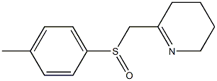 3,4,5,6-Tetrahydropyridine-2-ylmethyl p-tolyl sulfoxide Struktur