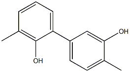 3,4'-Dimethyl-1,1'-biphenyl-2,3'-diol Struktur