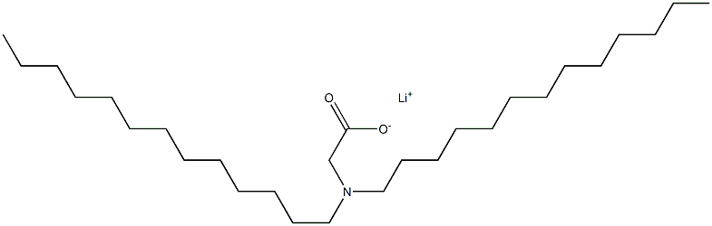 N,N-Ditridecylglycine lithium salt Struktur