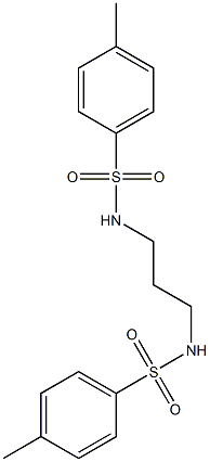 N,N'-Trimethylenebis(p-toluenesulfonamide) Struktur