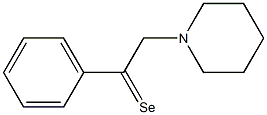 1-Piperidino-2-phenylethaneselone Struktur