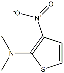 2-(Dimethylamino)-3-nitrothiophene Struktur