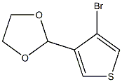 2-(4-Bromo-3-thienyl)-1,3-dioxolane Struktur