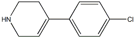 4-(p-Chlorophenyl)-1,2,3,6-tetrahydropyridine Struktur