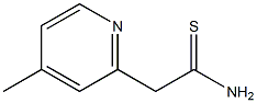 4-Methyl-2-pyridinethioacetamide Struktur