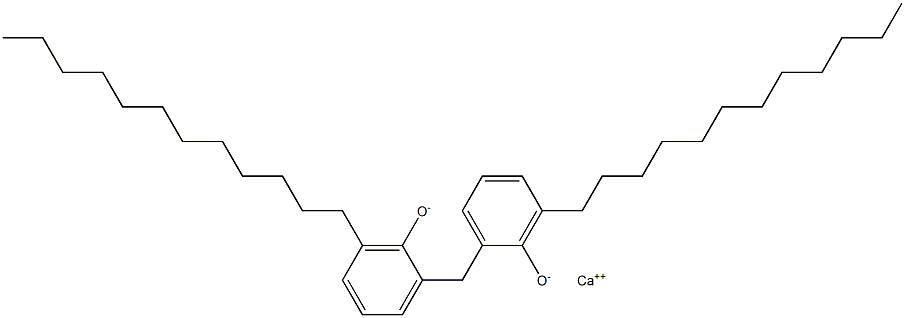 Calcium 2,2'-methylenebis(6-dodecylphenoxide) Struktur