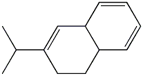 1,2,4a,8a-Tetrahydro-3-isopropylnaphthalene Struktur