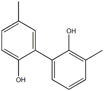 3,5'-Dimethyl-1,1'-biphenyl-2,2'-diol Struktur