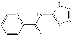 N-(1H-Tetrazol-5-yl)pyridine-2-carboxamide Struktur