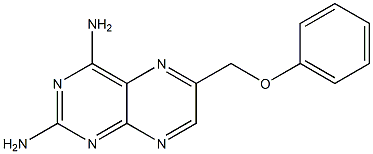 6-(Phenoxymethyl)pteridine-2,4-diamine Struktur