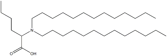 2-(Ditridecylamino)hexanoic acid Struktur