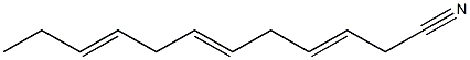 3,6,9-Dodecatrienenitrile Struktur