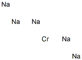 Chromium pentasodium Struktur