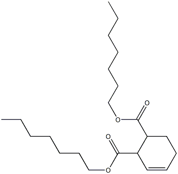 5-Cyclohexene-1,2-dicarboxylic acid diheptyl ester Struktur