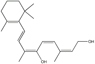 (11Z,13Z)-7,8-Dihydro-10-hydroxyretinol Struktur